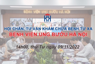 CHƯƠNG TRÌNH HỘI CHẨN KHÁM, CHỮA BỆNH TỪ XA NGÀY 09/11/2022